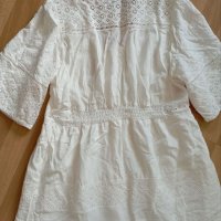 Нова бяла 2-3ХЛ рокля, снимка 1 - Рокли - 45382967