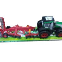 Голям детски трактор с дискова брана, снимка 1 - Коли, камиони, мотори, писти - 45648232