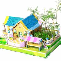 3D макет голям размер с растяща жива градина /  My Zilipoo - Stylish Villa 3Д макети, снимка 1 - Декорация за дома - 45467380