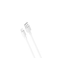 Кабел XO NB156, USB – Lightning, 1.0m, 2.4A, Бял, снимка 1 - USB кабели - 45450589