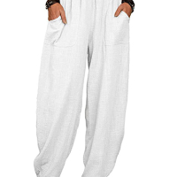 Дамски широки панталони с джобове, 9цвята , снимка 7 - Панталони - 45036252