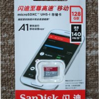 SanDisk Ultra 128GB Micro sd card/Карта с памет СанДиск 128гб, снимка 1 - Карти памет - 45208828