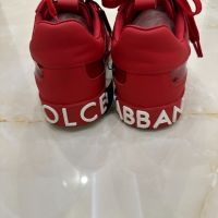 Червени кецове Dolce & Gabbana, снимка 5 - Кецове - 45076322