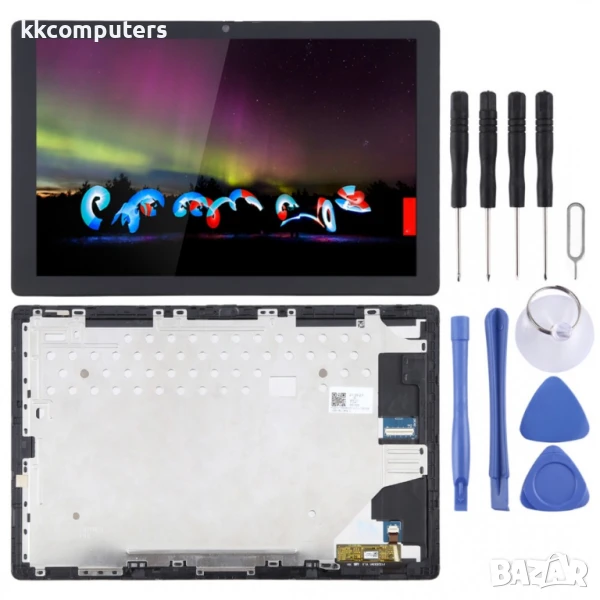 LCD Дисплей и Тъч Скрийн с Рамка за Lenovo 10W, снимка 1