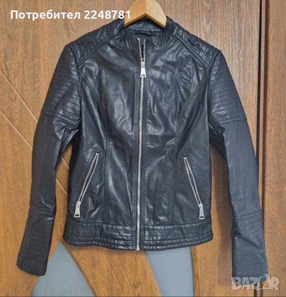 Дамско кожено яке, снимка 1