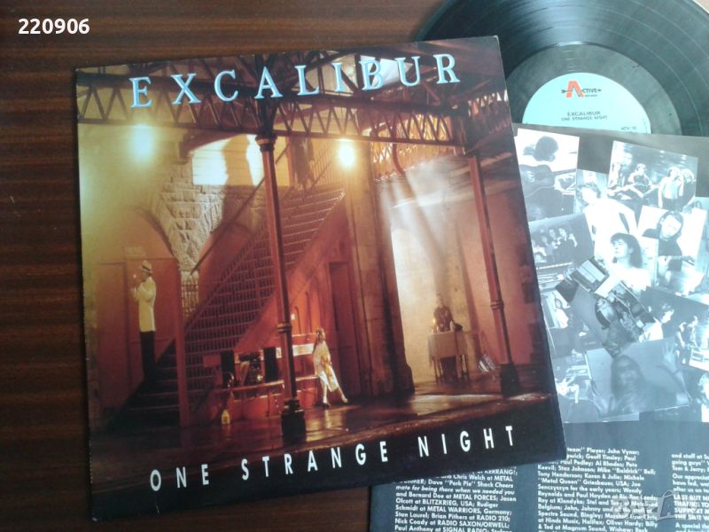 Heavy Metal Плоча Excalibur "One Strange Night" 1990, снимка 1
