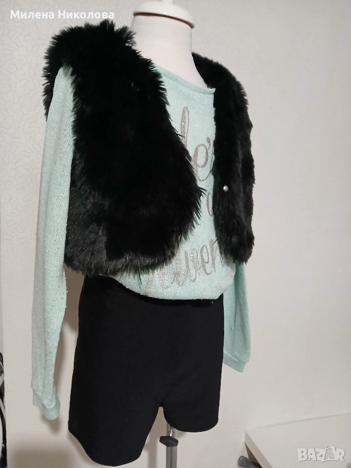 Елек и панталонки 8-9г, снимка 1