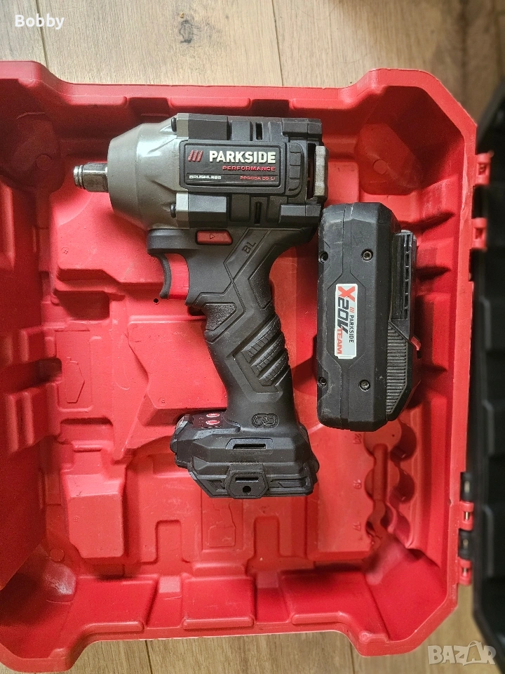 Мощен ударен гайковерт Parkside Performance PPDSSA 20-Li A1 - 600NM, снимка 1