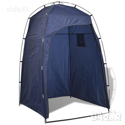 vidaXL Палатка за душ/WC/преобличане, синя（SKU:91019, снимка 1