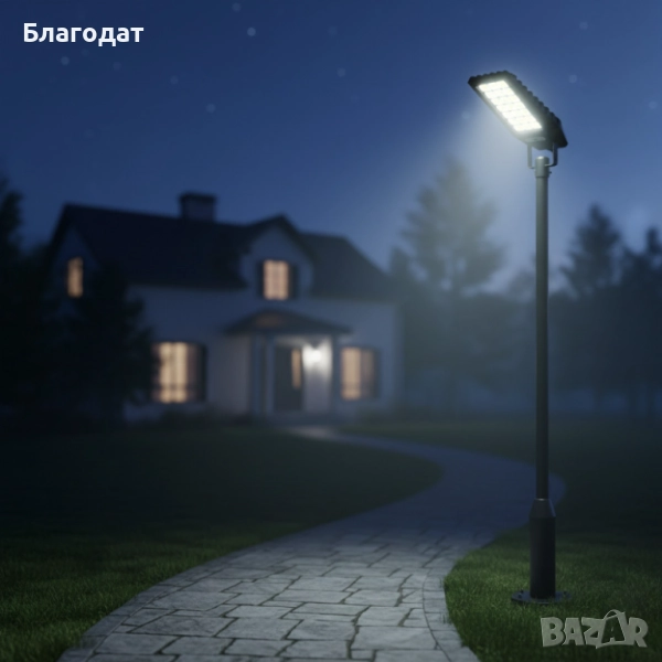 Соларна улична лампа Louis Yartton LY 1200W / 1600W / 2000W – мощно осветление без електричество, снимка 1