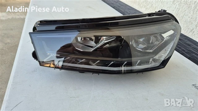 Ляв фар Skoda Fabia 4 Full Led модел с лупа година 2022 2023 2024 2025 код 6VB941015B , снимка 1