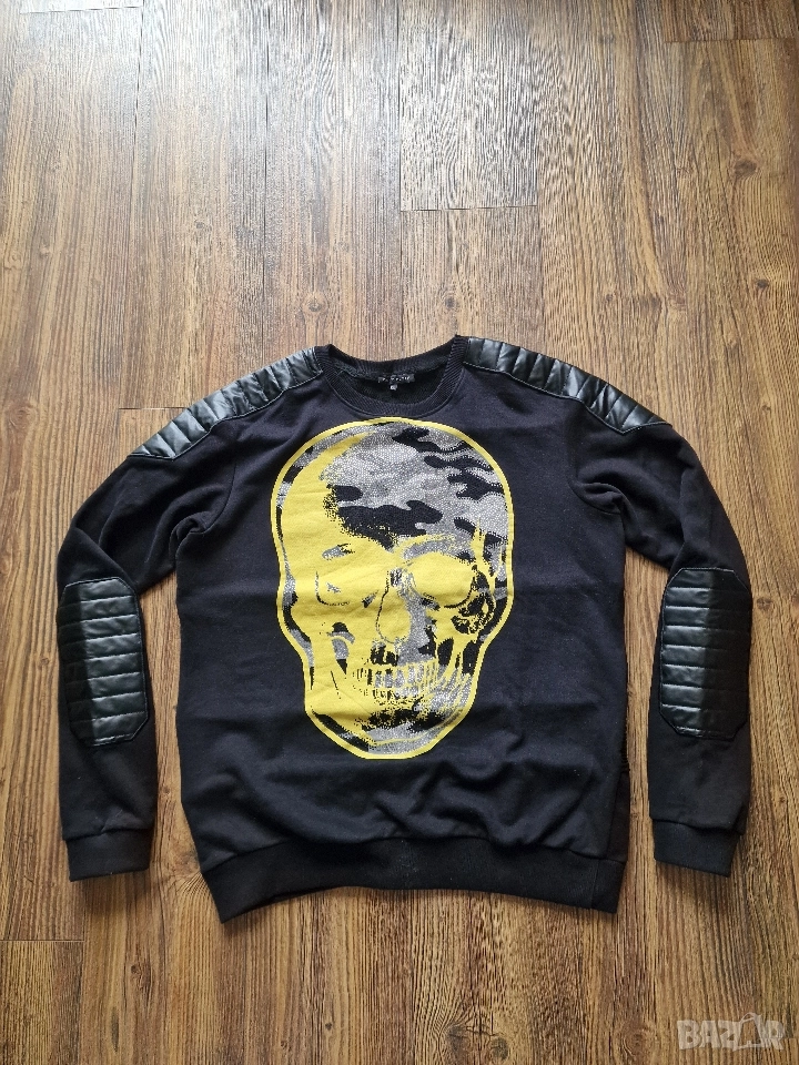 Страхотна мъжка блуза суитчър PHILIP PLEIN размер L / XL, снимка 1