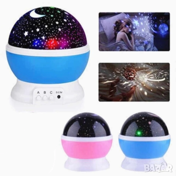 Нощна лампа детски планетариум, снимка 1