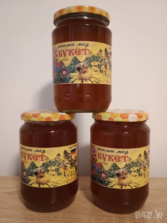 Пчелен мед Букет 2025 - 10лв за буркан!, снимка 1