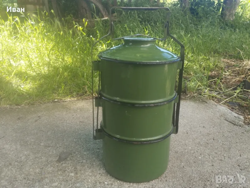 Соц емайлирани съдове за храна , снимка 1