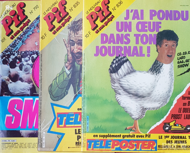 Списание Пиф на френски език 10 поредица, снимка 1