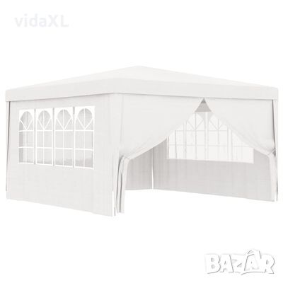 vidaXL Професионална парти шатра със стени 4x4 м бяла 90 г/м² Оферта（SKU:48525, снимка 1