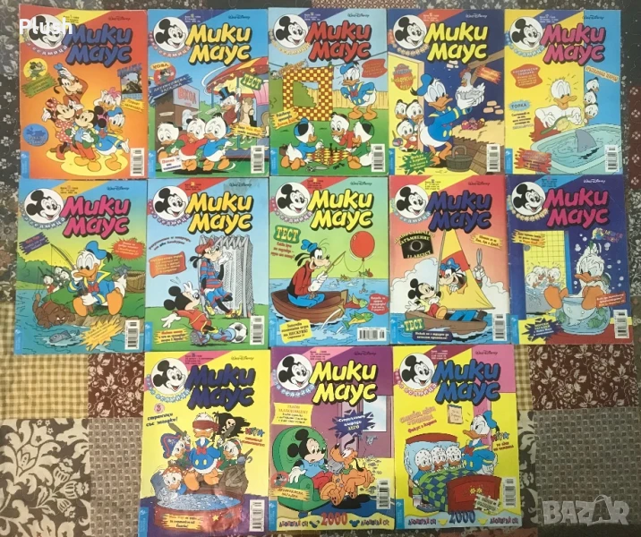 Списание Мики Маус , комикси от 1999 година, снимка 1