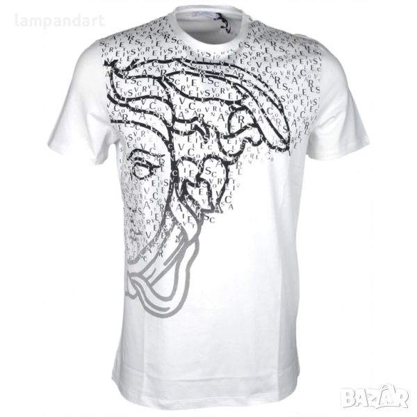 Тениска Versace в бяло и черно, снимка 1