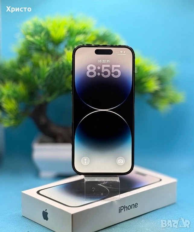 Apple iPhone 14 Pro, 128GB, 6GB RAM, 5G, Space Black , снимка 1