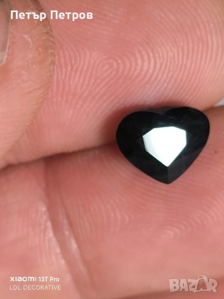 сапфир, натурален- синьо- зелен, greenish blue- 3.60 ct, снимка 1