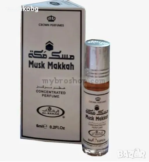  Арабско олио парфюмно масло MUSK MEKKAH Al Rehab 6 ml Арабско олио парфюмно масло Al Rehab Musk Mak, снимка 1