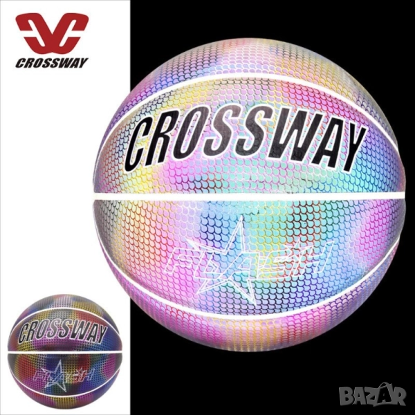 🏀 Холографна баскетболна топка  , снимка 1