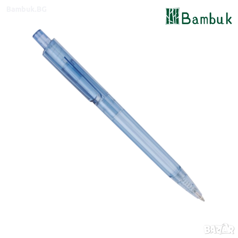  Удобна химикалка от рециклирана пластмаса, снимка 1