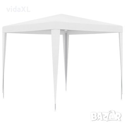 vidaXL Парти шатра, 2,5x2,5 м, бяла(SKU:48497, снимка 1