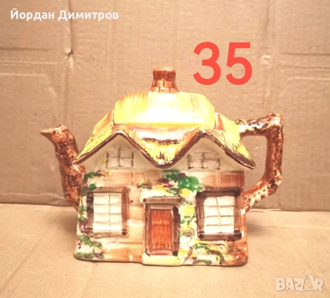 порцеланов чайник , снимка 1