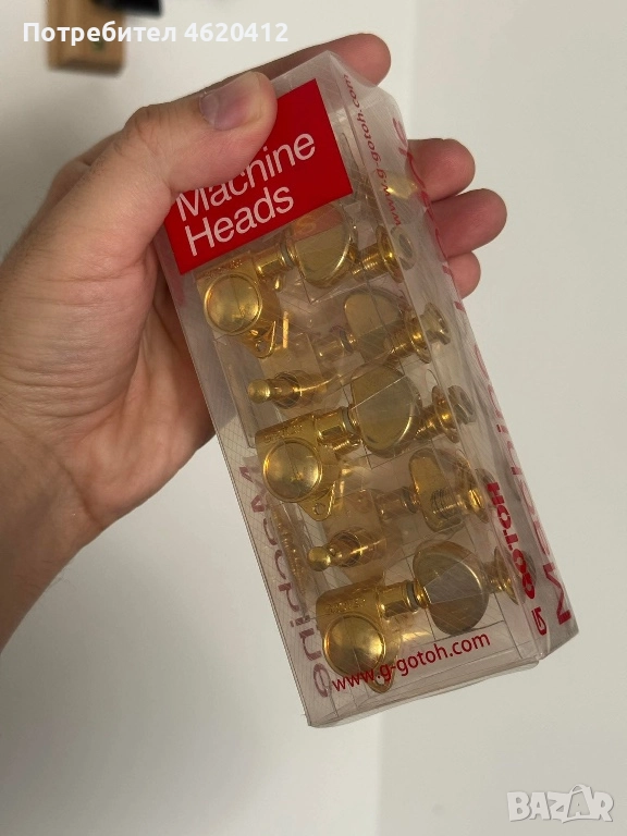 Комплект 3+3 Grover Rotomatics ключове за електрическа китара, снимка 1