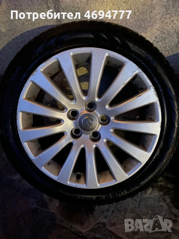 18 цола Опел 5х120 мм, снимка 4 - Гуми и джанти - 53486245