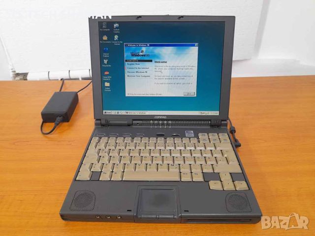 ⭐Продавам рядък ретро лаптоп COMPAQ ARMADA 4210T с Windows 98⭐, снимка 1 - Лаптопи за дома - 46539867