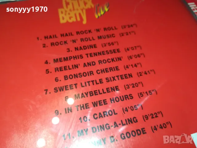 CHUCK BERRY-ORIGINAL CD-ВНОС GERMANY 2802251040, снимка 11 - CD дискове - 49310711