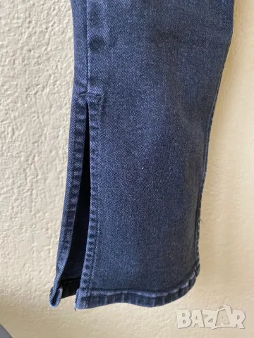 Тъмносиви дънки ZARA с цепки, снимка 9 - Дънки - 50437015