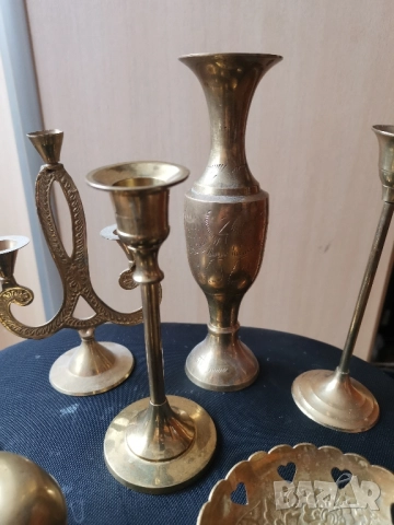 Месингови свещници , снимка 3 - Декорация за дома - 34556720