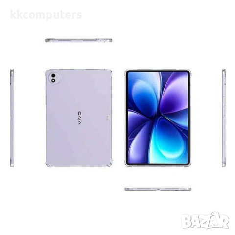 Прозрачен TPU калъф със скрийн протектор за vivo Pad6 Pro, снимка 5 - Калъфи, кейсове - 54292893