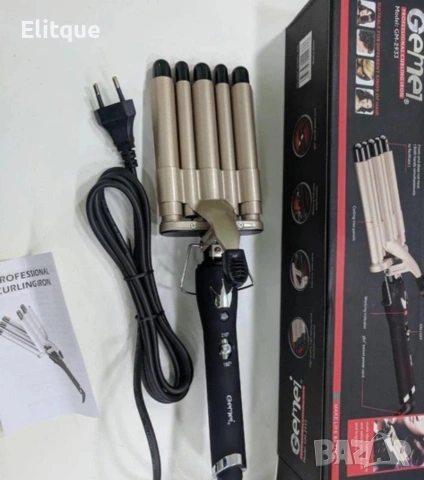 Ретро преса с пет цилиндъра Gemei 💇‍♀️