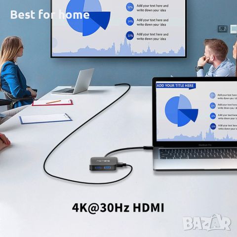 USB C хъб ACASIS 6 в 1, снимка 4 - Други - 45790980