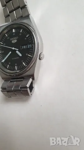 Мъжки часовник Seiko 5 Automatic, снимка 5 - Антикварни и старинни предмети - 47226246