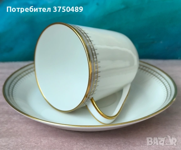 Порцеланов сервиз за кафе "Noblesse", снимка 4 - Антикварни и старинни предмети - 54248280