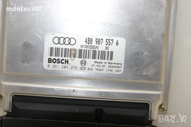 Моторен компютър ECU Audi A6 C5 (1997-2005г) 4B0 907 557 A / 4B0907557A / 0 261 204 256 / 0261204256, снимка 2 - Части - 46975220