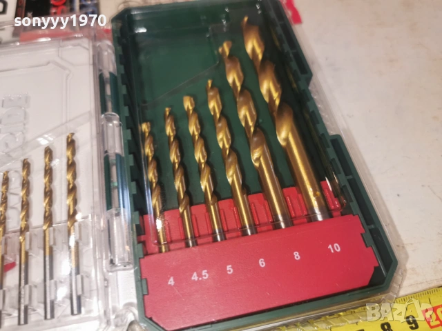 СВРЕДЛА-КОМПЛЕКТ ОТ СТОМАНА И ТИТАН 1902261821, снимка 9 - Други инструменти - 53539329