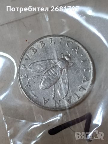 Монета 2 лири Италия 
