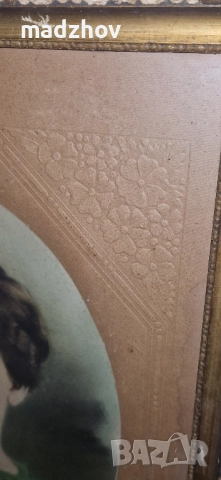 Голям овален портрет, снимка 3 - Антикварни и старинни предмети - 51857838