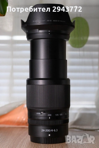 Nikon Z 24-200mm f/4-6.3 VR, снимка 3 - Обективи и филтри - 53455454