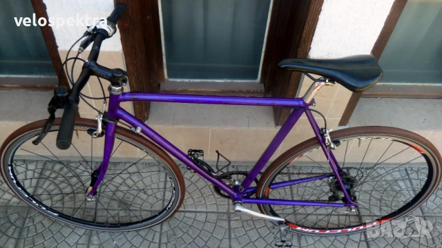 Шосеен велосипед ! Къстъм  1х8 ! Рамка Хром-моли !, снимка 4 - Велосипеди - 54255429