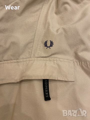 Яке Fred Perry 3XL / 4XL, бежово, широко, снимка 4 - Якета - 45320836