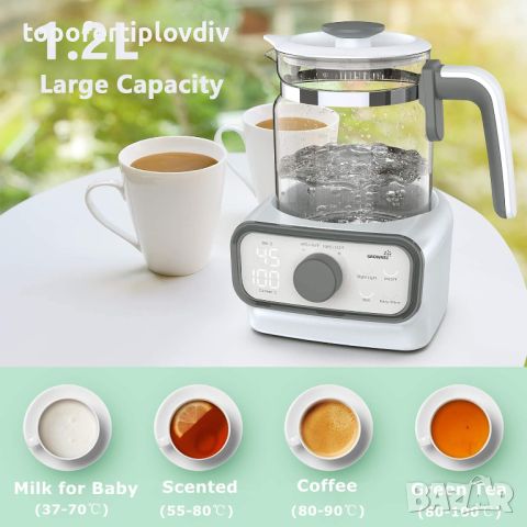 Кана за затопляне на вода  Baby food kettle for milk,Гаранция, снимка 2 - Помпи за кърма - 46557431