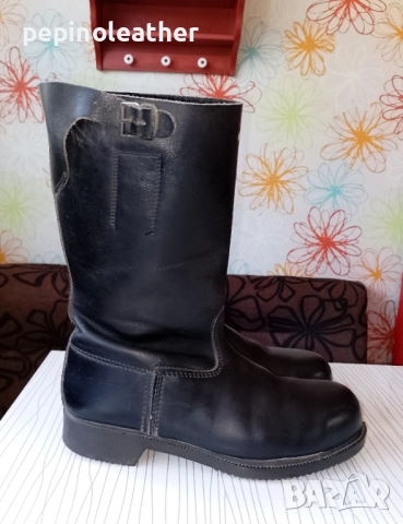 Рокерски, МОТО, каубойски, военни кожени ботуши, мъжки, дамски, детски, снимка 2 - Мъжки боти - 11665429